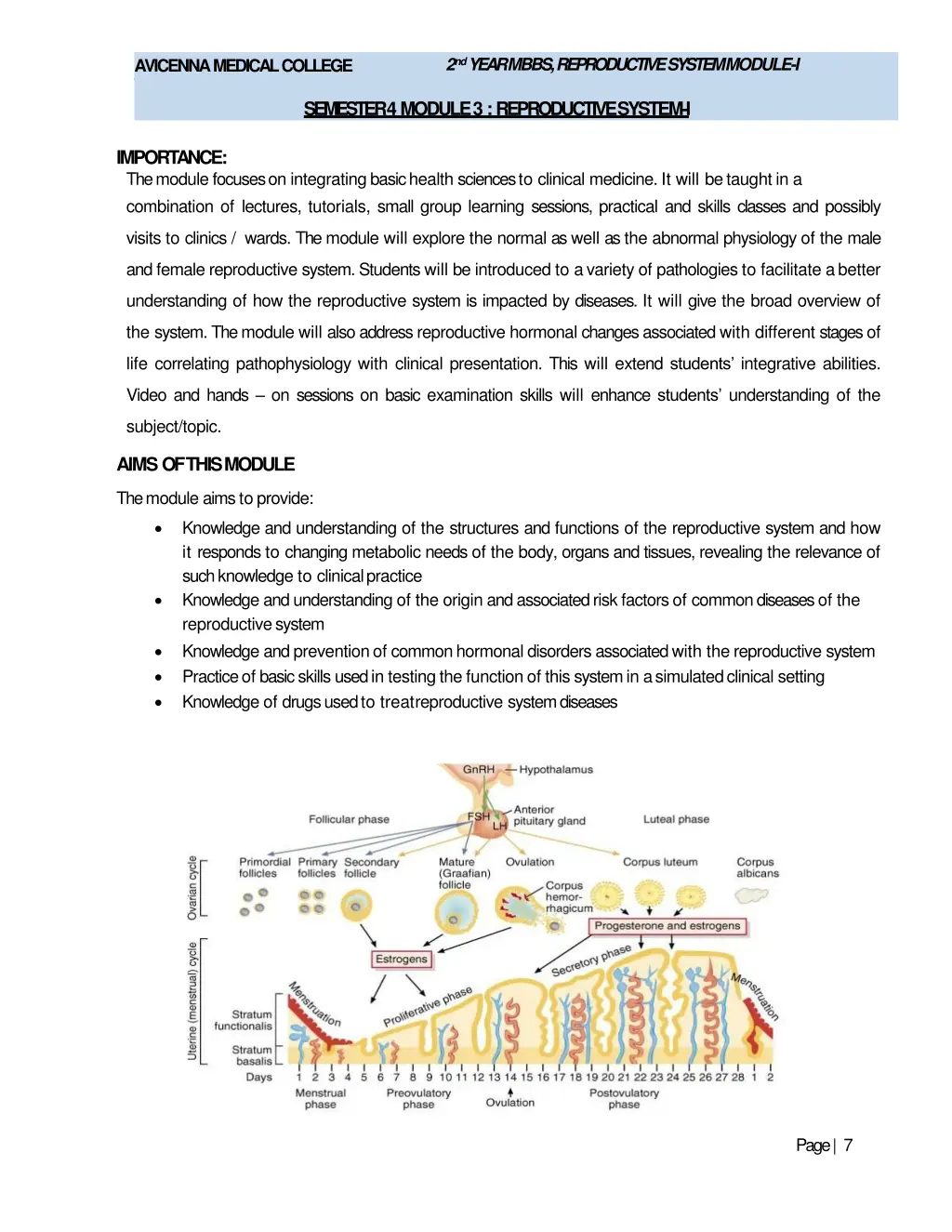 2 nd year mbbs reproductive systemmodule i 5