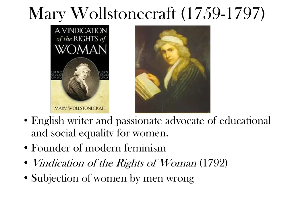 mary wollstonecraft 1759 1797