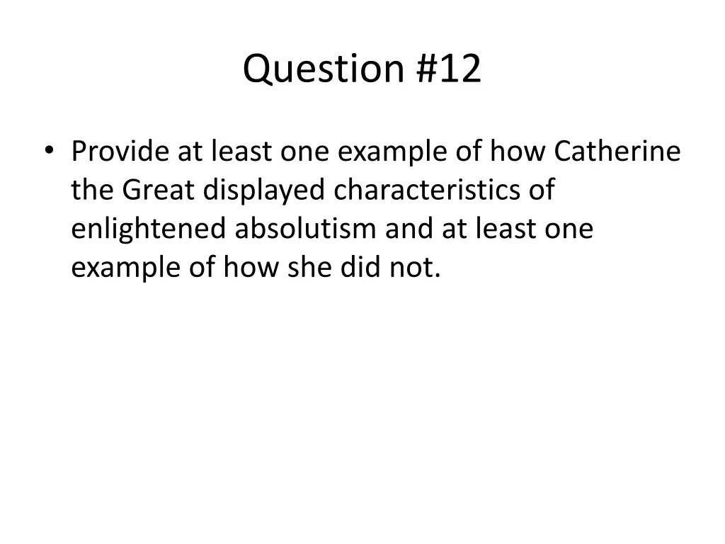 question 12