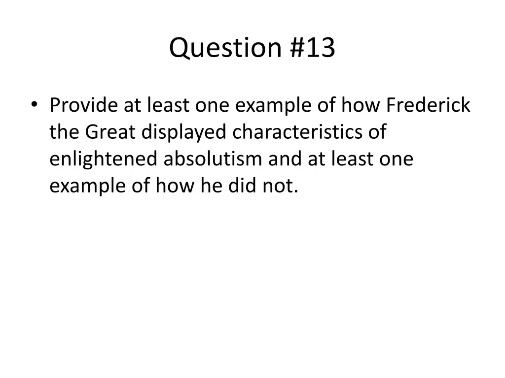 question 13