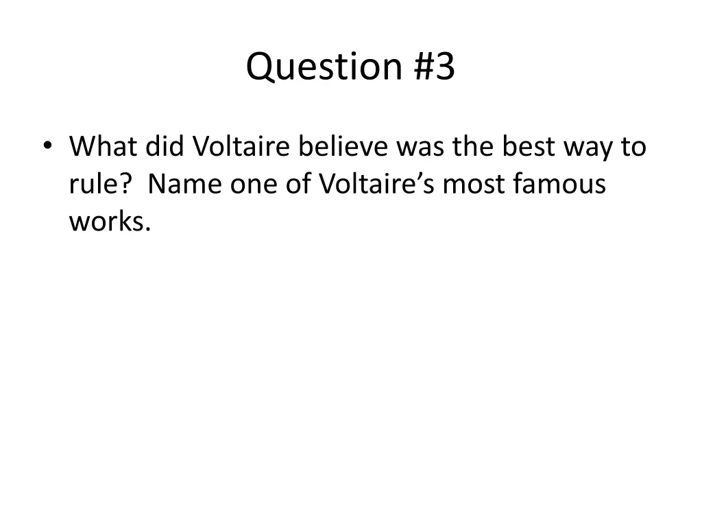 question 3