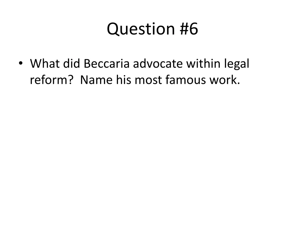 question 6