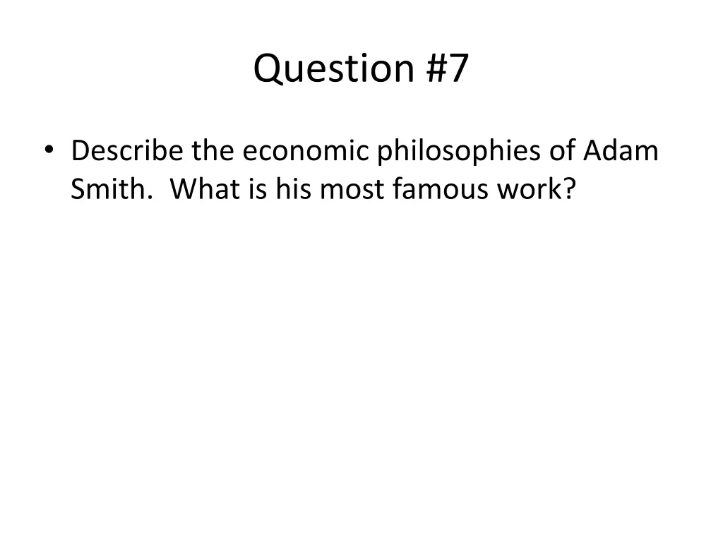 question 7