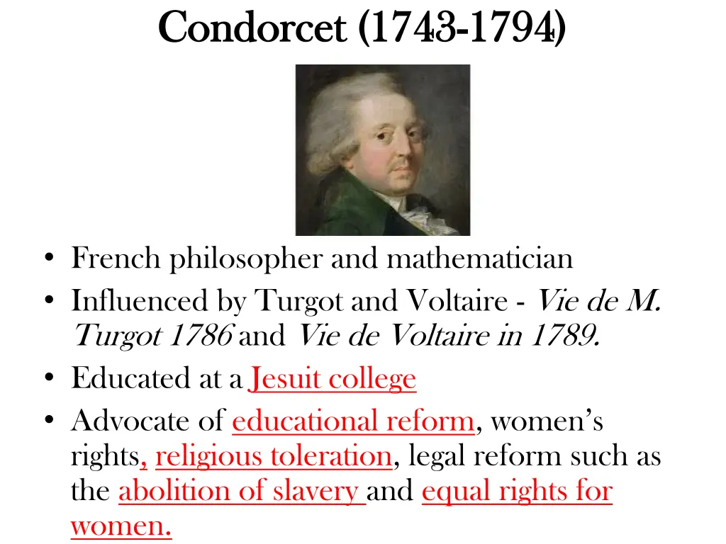 condorcet 1743 condorcet 1743 1794