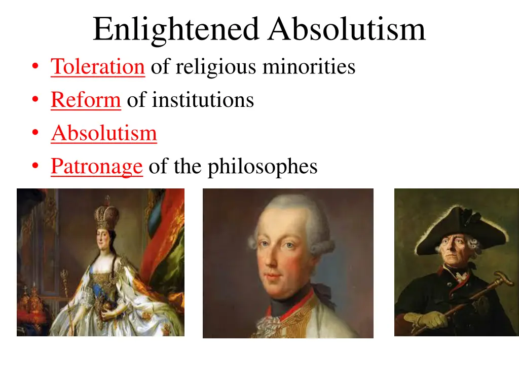 enlightened absolutism toleration of religious