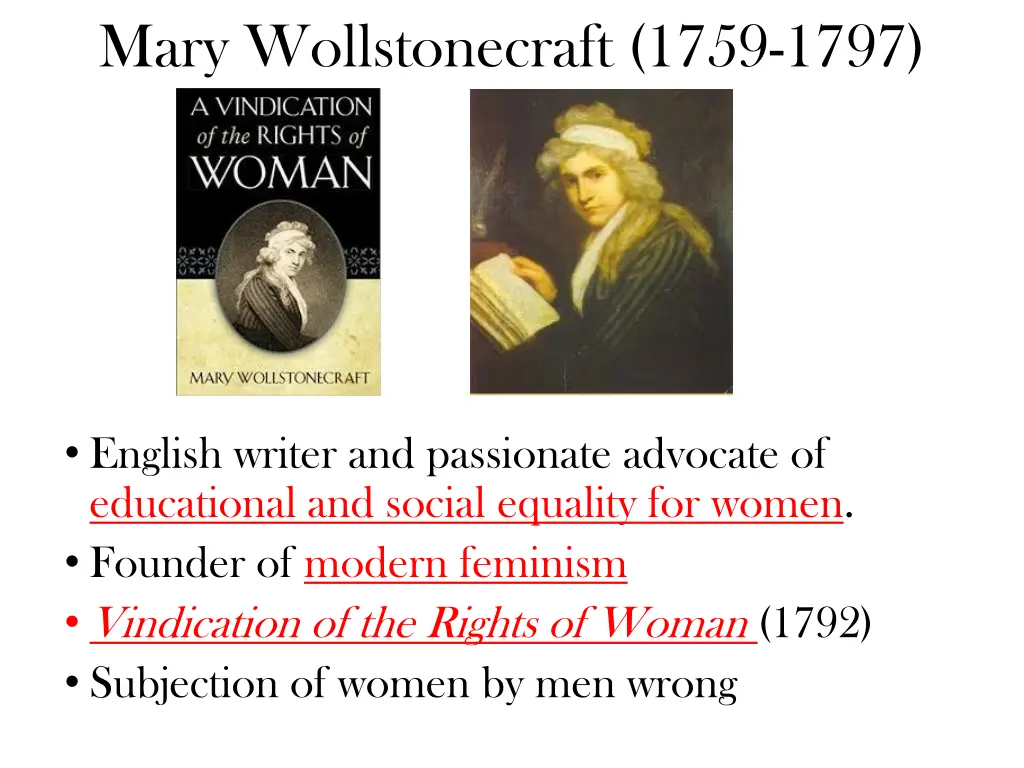 mary wollstonecraft 1759 1797