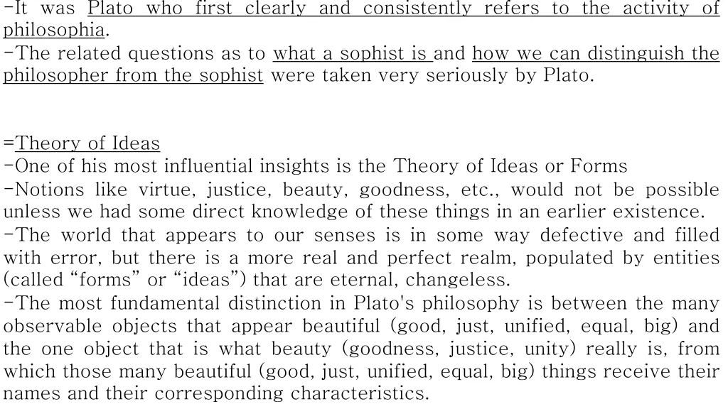 it was plato who first clearly and consistently