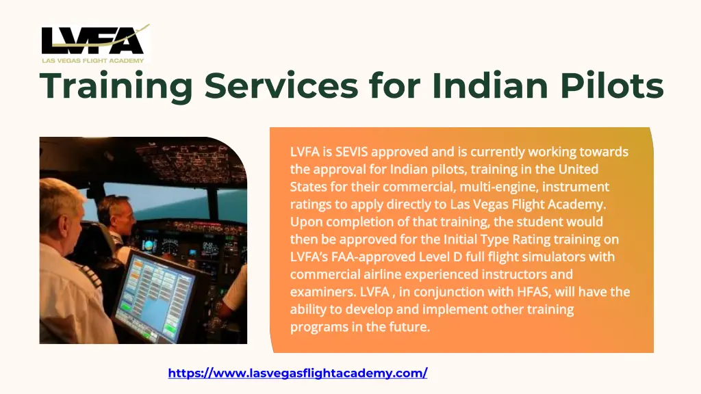 training services for indian pilots