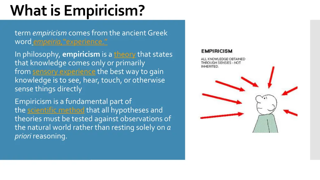 what is empiricism