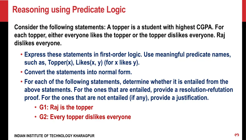 reasoning using predicate logic