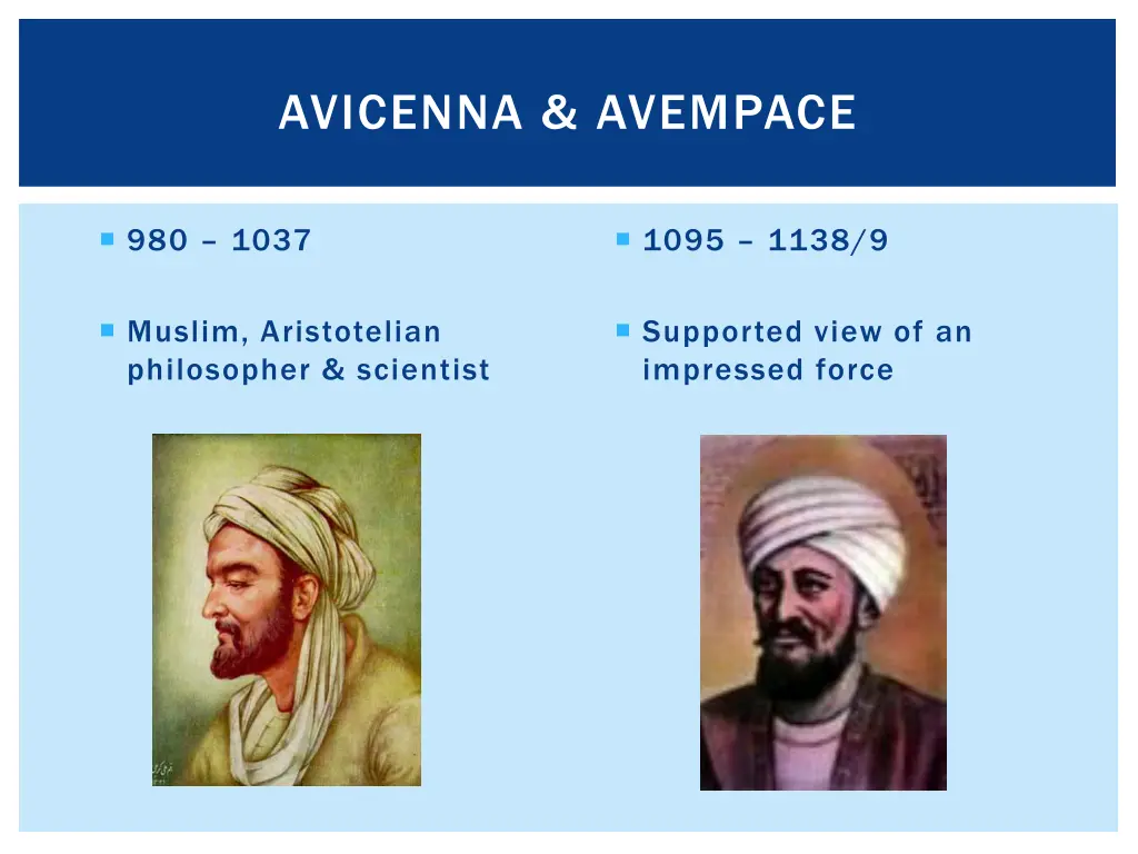 avicenna avempace