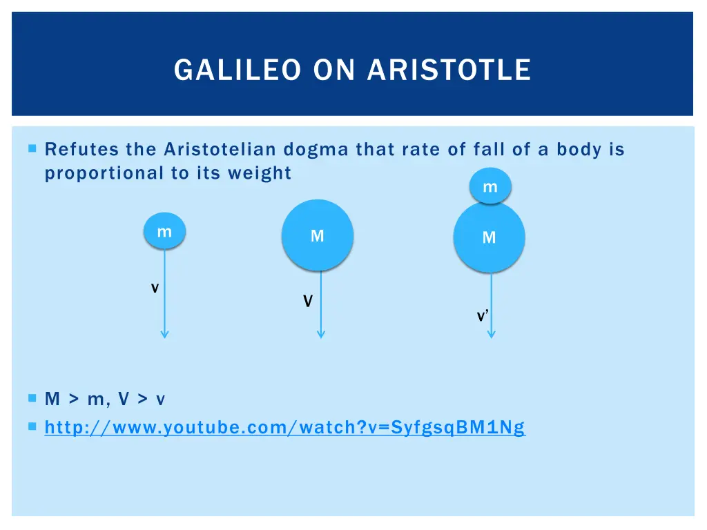 galileo on aristotle