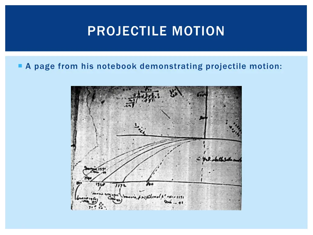 projectile motion