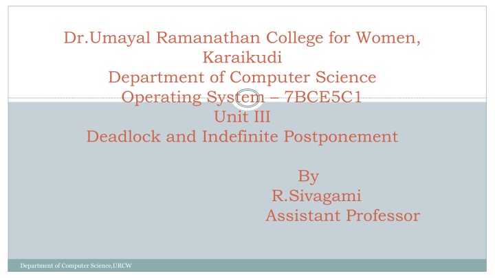 dr umayal ramanathan college for women karaikudi