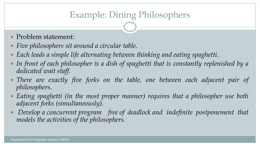 example dining philosophers