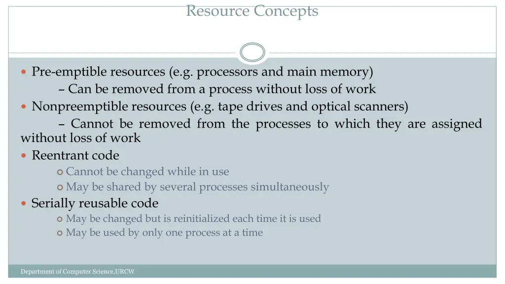 resource concepts