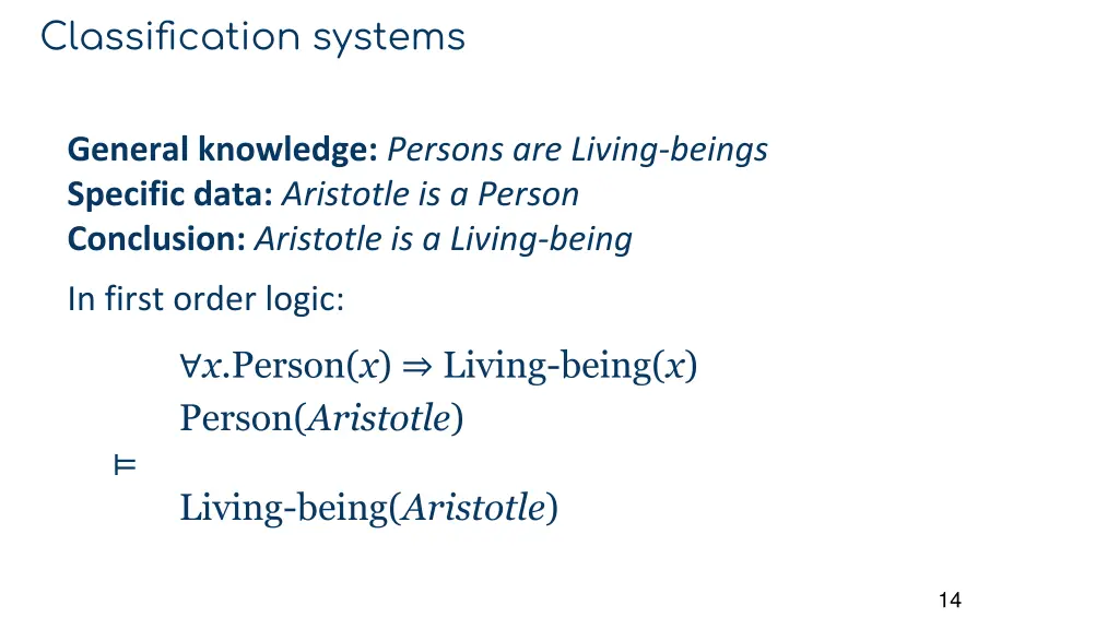 classification systems 3