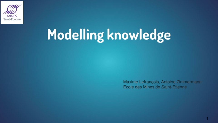 modelling knowledge