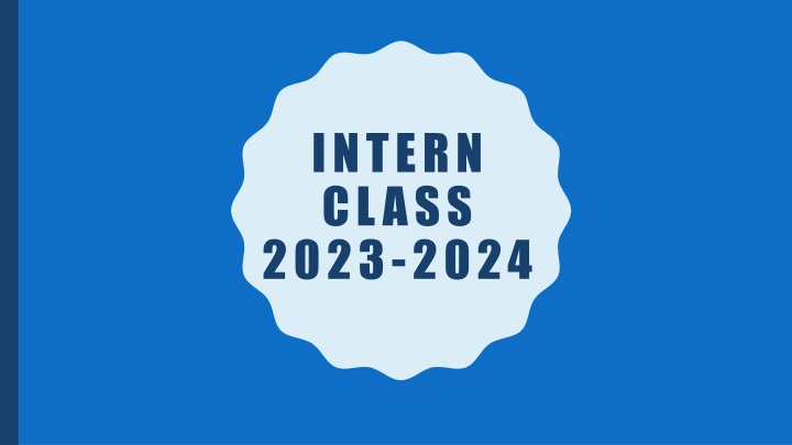 intern class 2023 2024