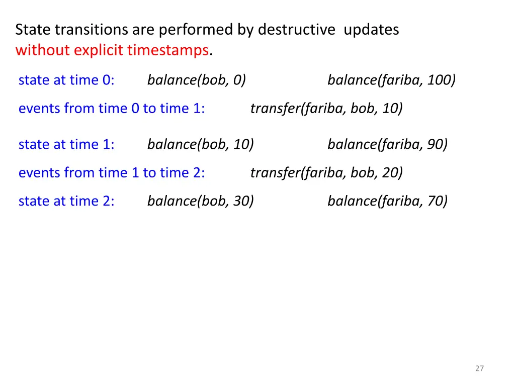 state transitions are performed by destructive 2