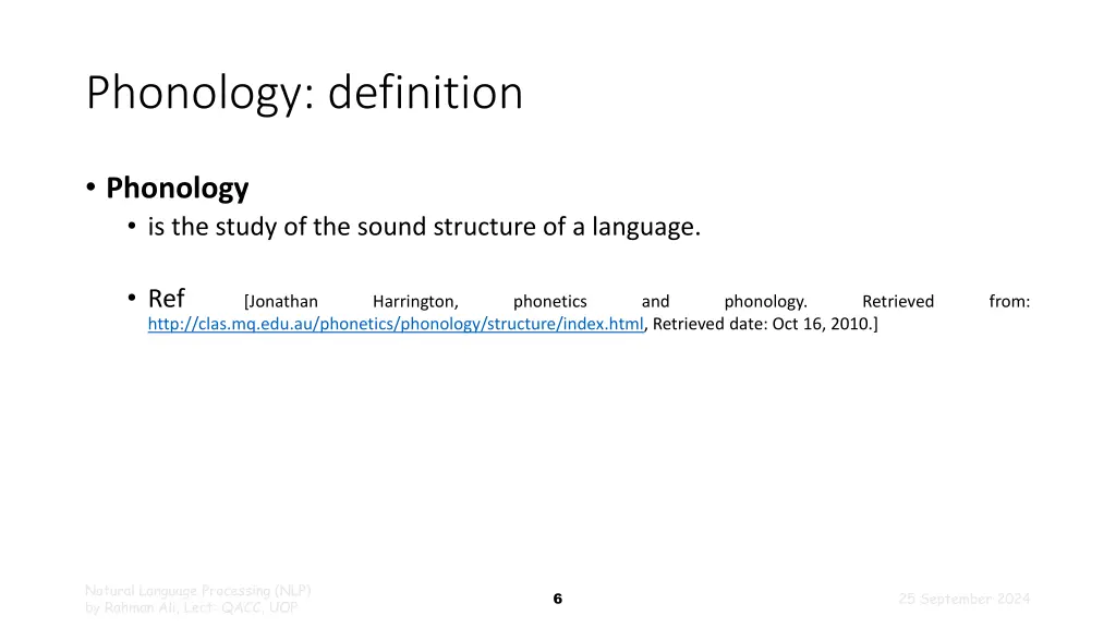 phonology definition 2