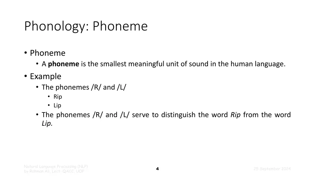 phonology phoneme