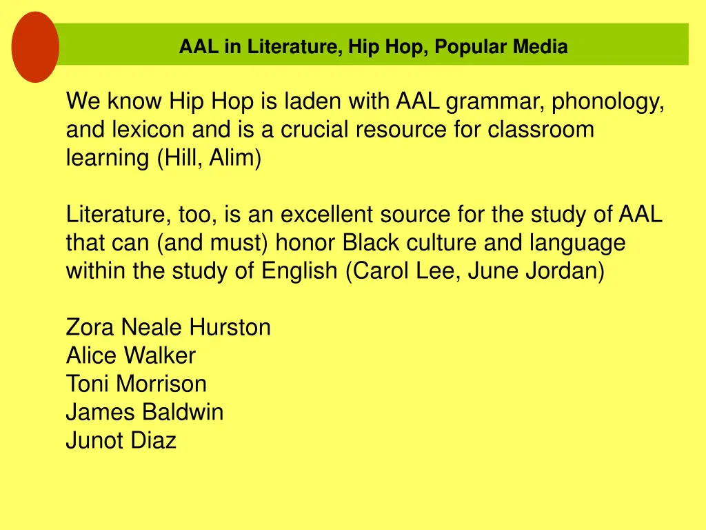 aal in literature hip hop popular media