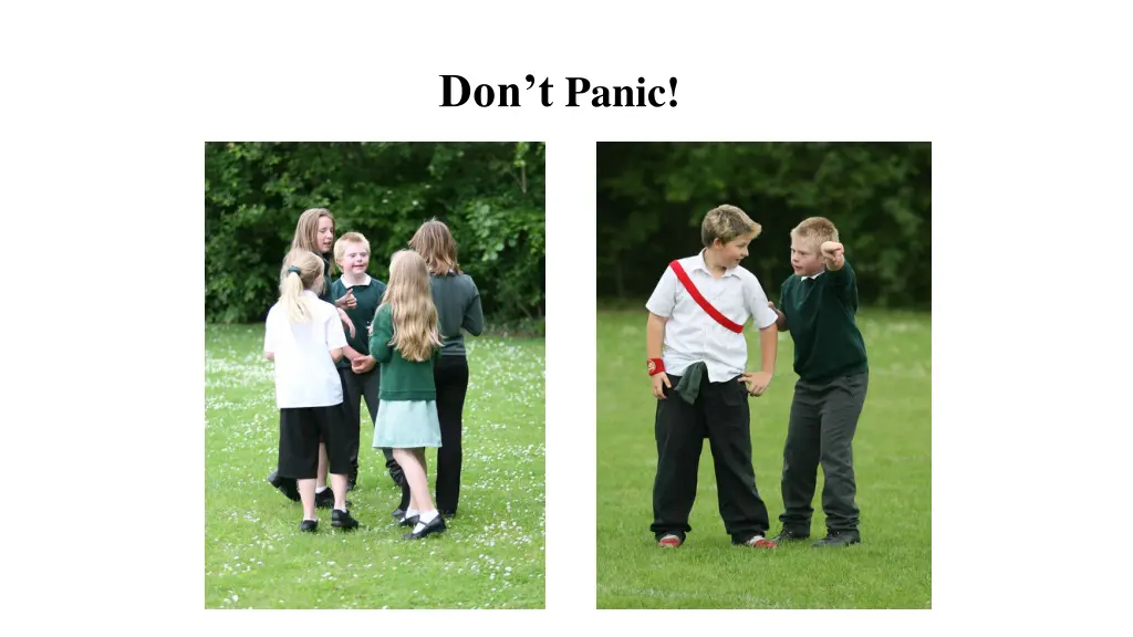 don t panic