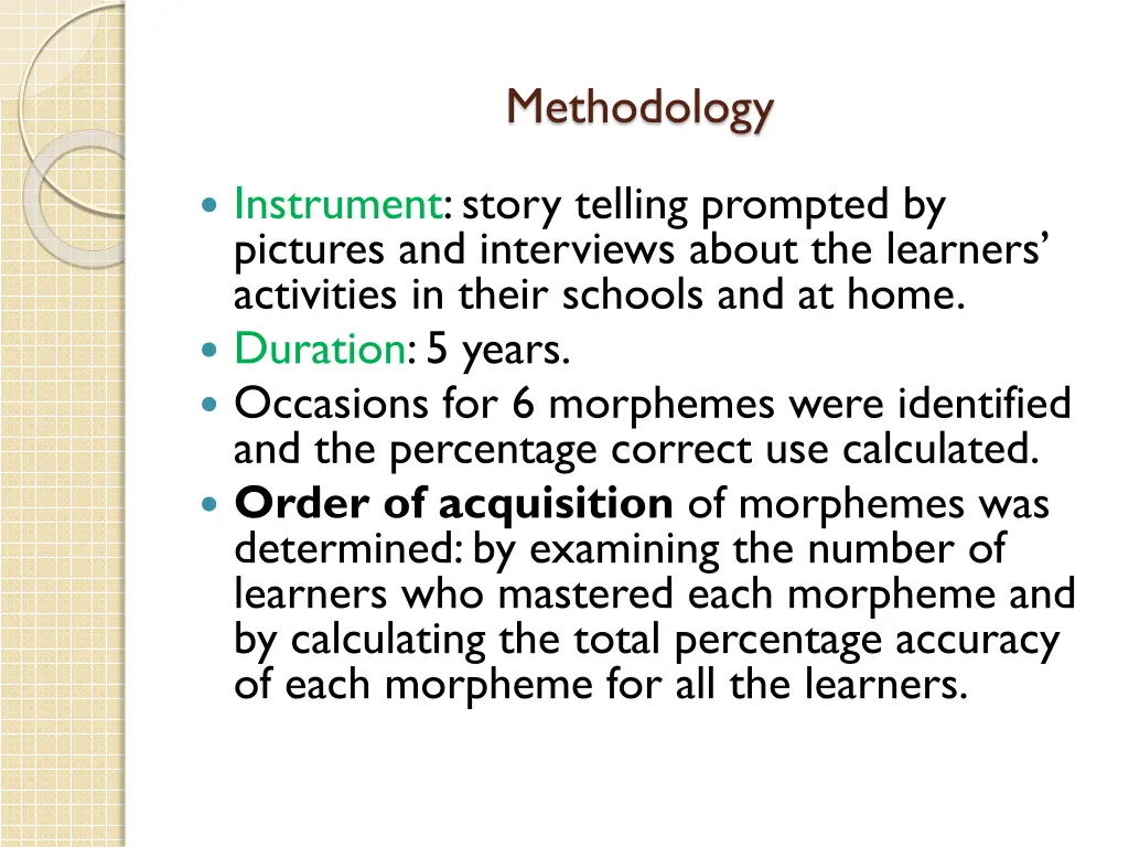 methodology