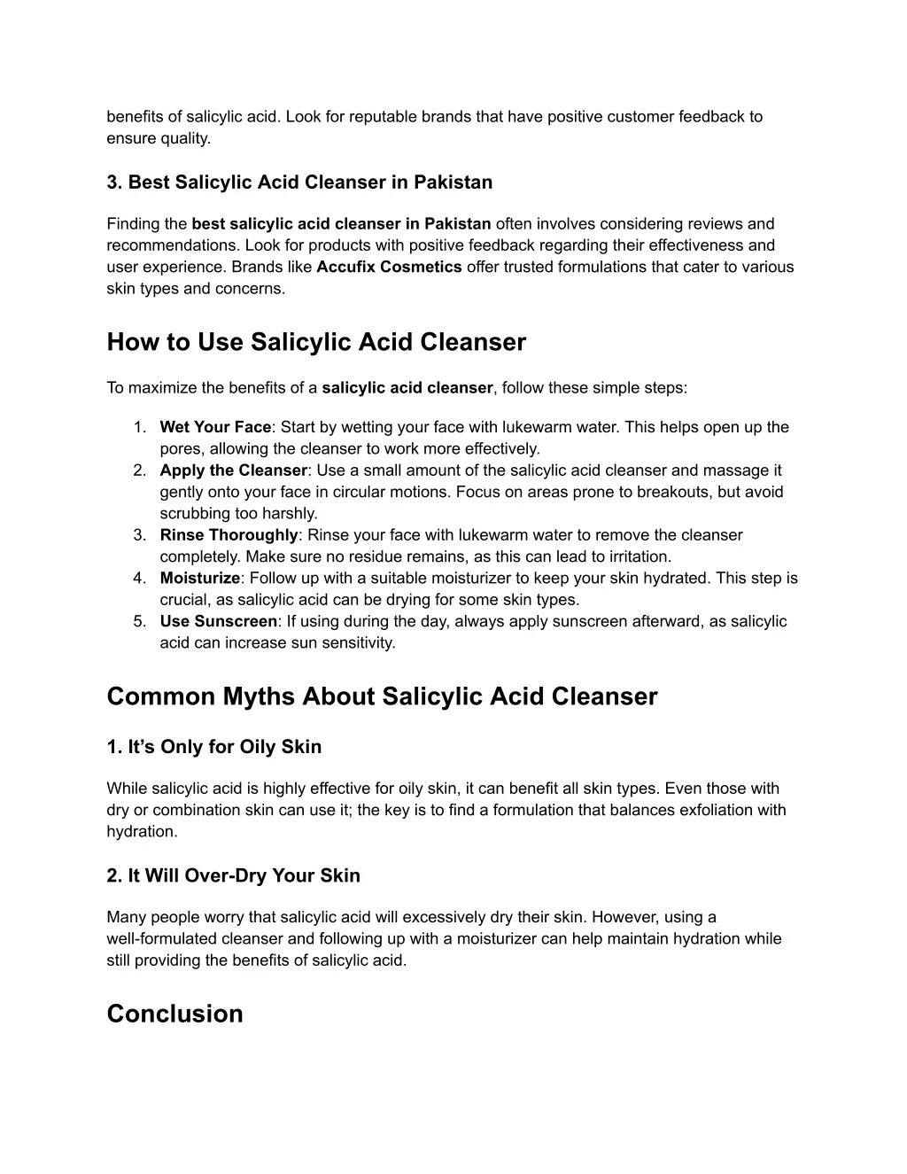 benefits of salicylic acid look for reputable