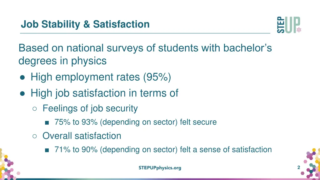 job stability satisfaction