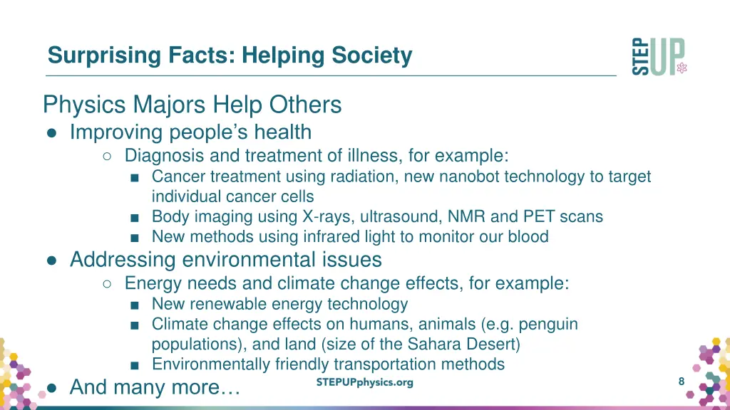 surprising facts helping society
