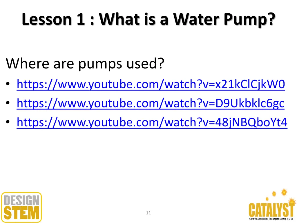 lesson 1 what is a water pump 3