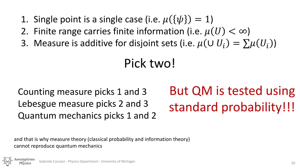 1 single point is a single case i e 2 finite