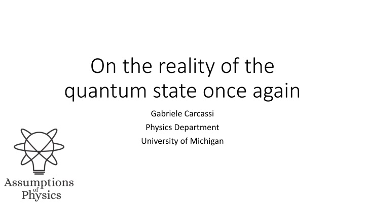 on the reality of the quantum state once again