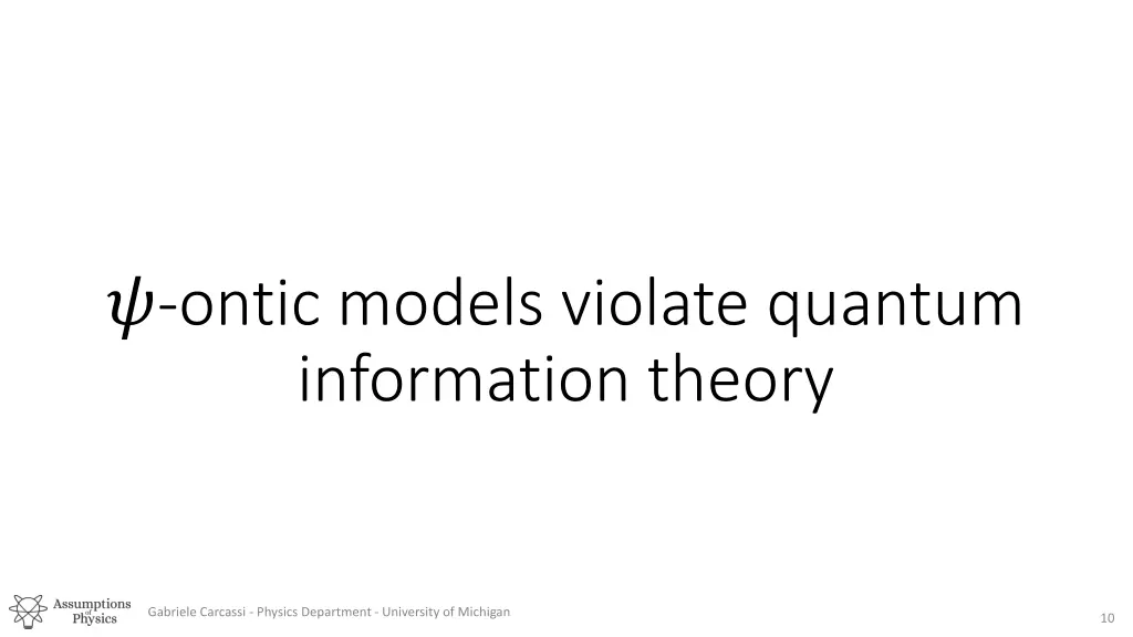 ontic models violate quantum information theory