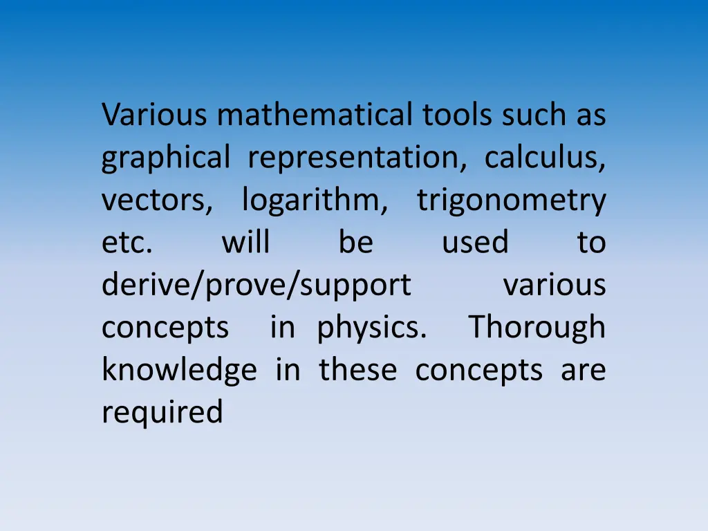 various mathematical tools such as graphical