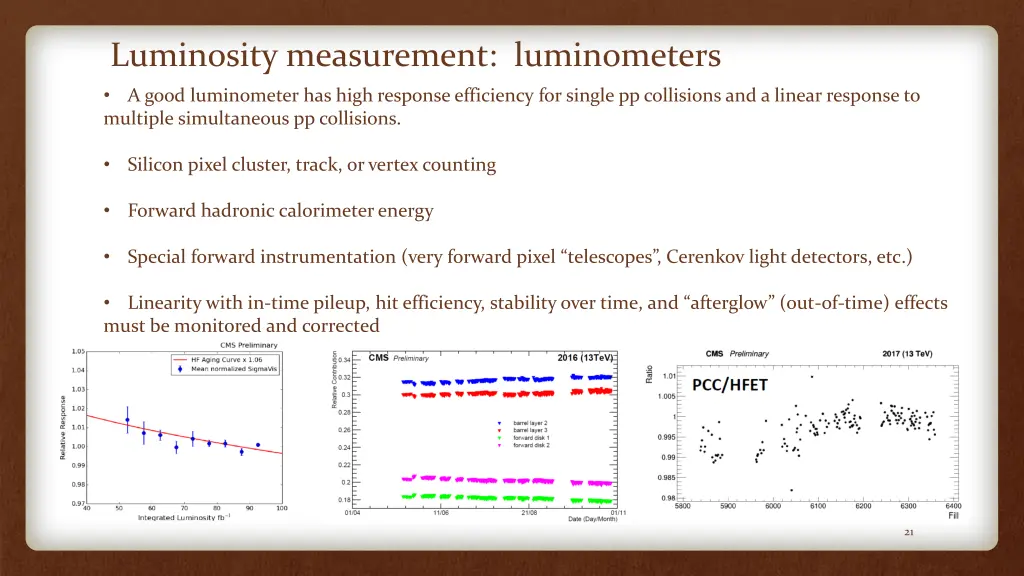 luminosity measurement luminometers a good