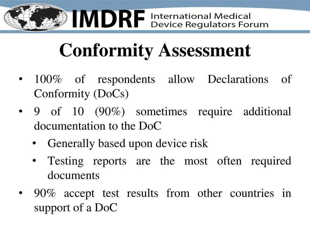 conformity assessment