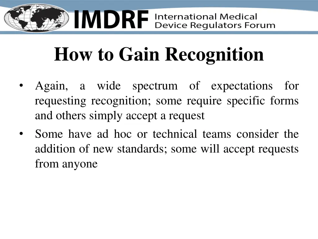 how to gain recognition