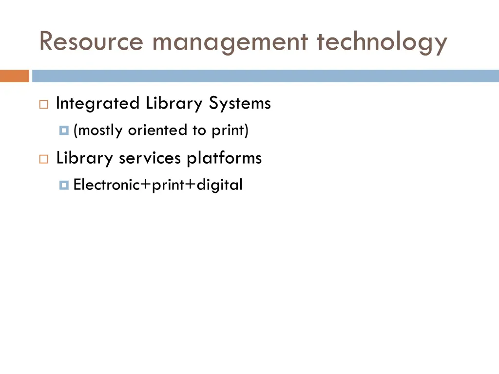 resource management technology