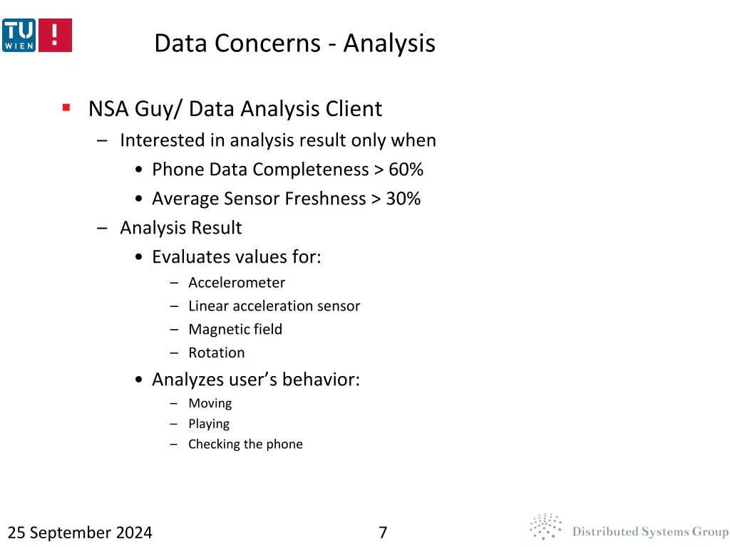 data concerns analysis