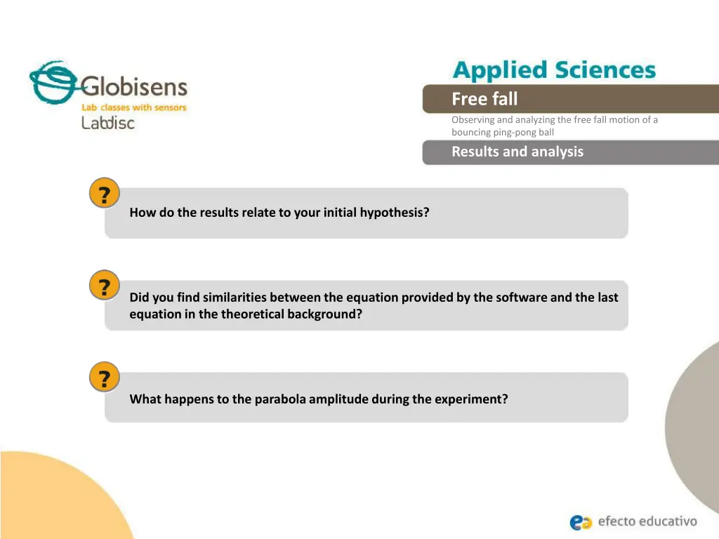 free fall observing and analyzing the free fall 15