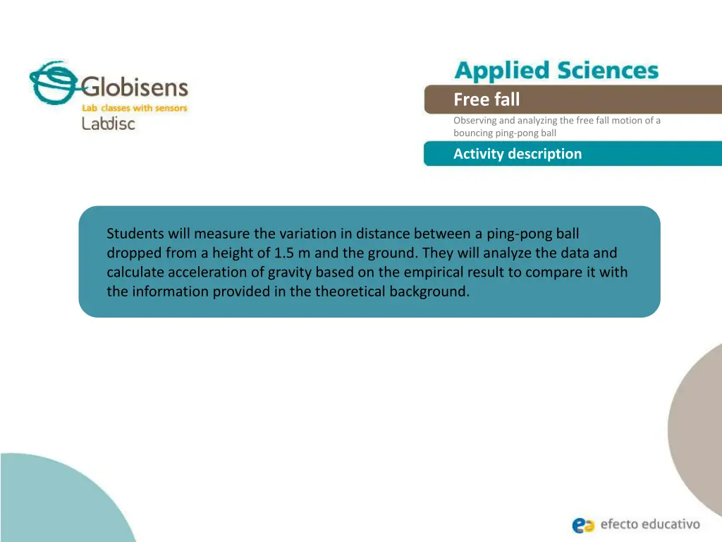 free fall observing and analyzing the free fall 7