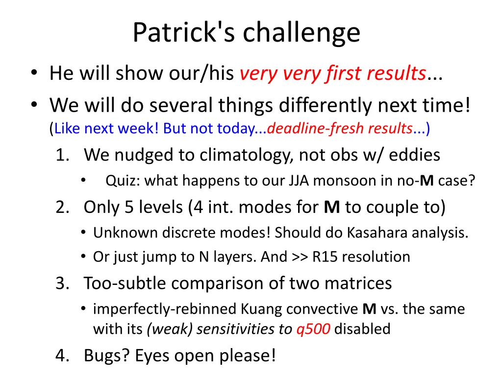 patrick s challenge he will show our his very