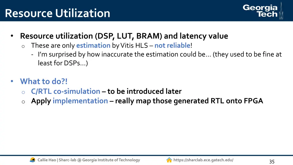 resource utilization