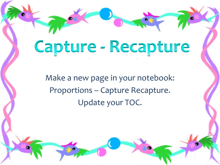 capture recapture