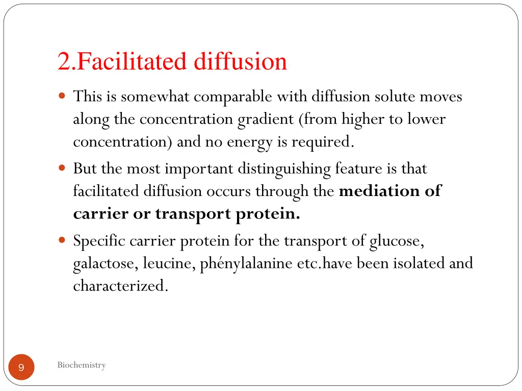 2 facilitated diffusion