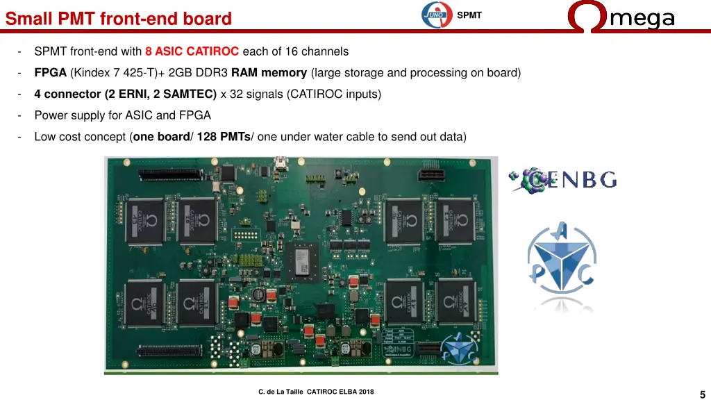 small pmt front end board