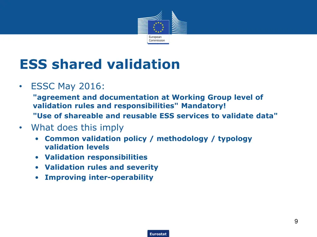 ess shared validation 1